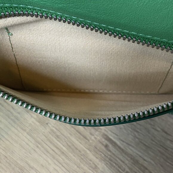 Jacquemus La Banane Meunier Bumbag Belt Bag Kelly Green Crossbody Silver Logo - Picture 12 of 15